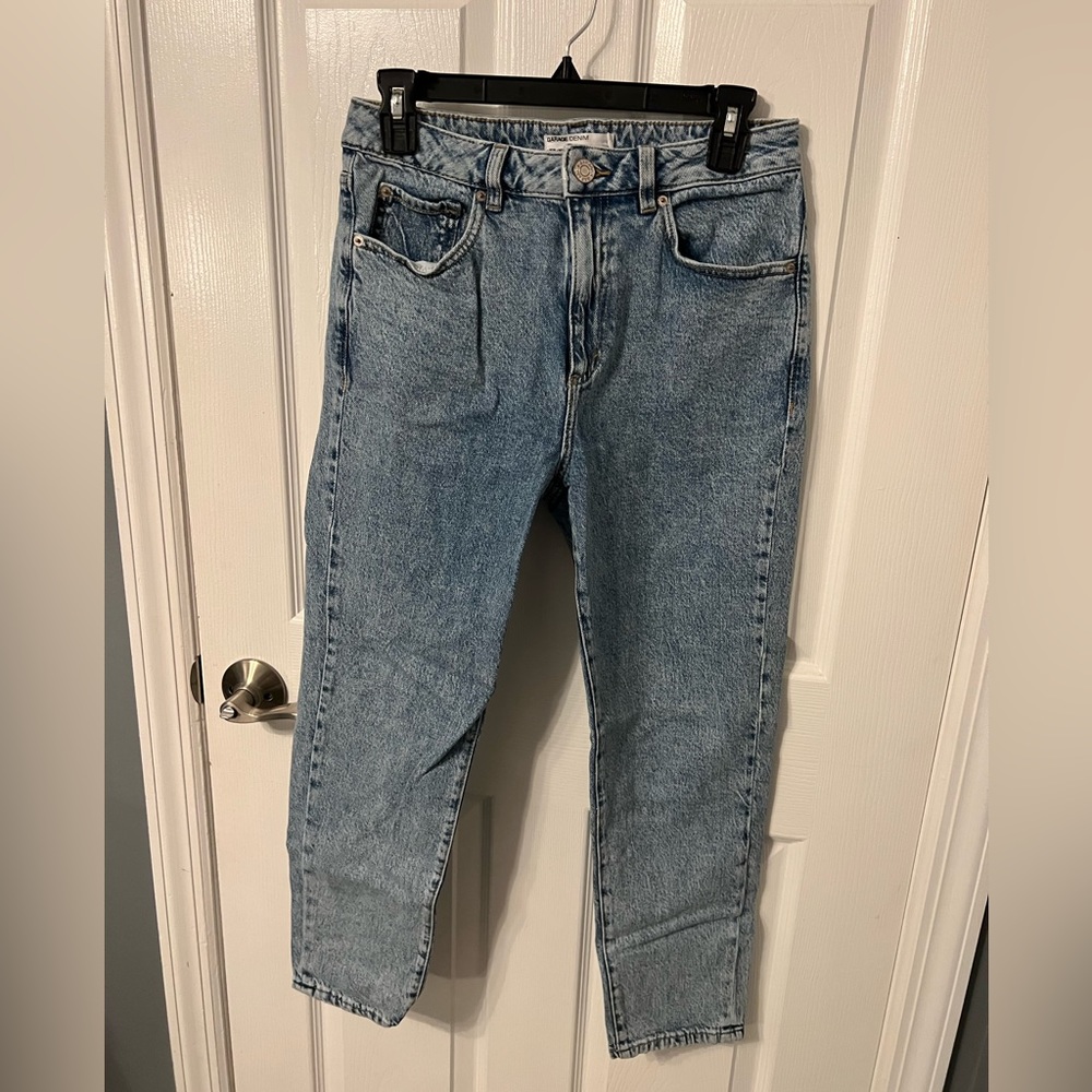 Garage Straight Leg Mom Jeans